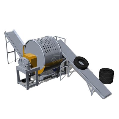 Multifunctional 3600x1500x2200mm Tire-Shredding Machine for Scrap Metal Recycling