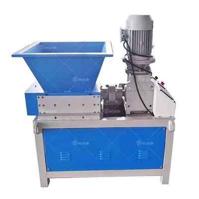 Fabric,Metal,Plastics,Tires,Paper,Woods,Bucket,Boards Shredding Mini Double Shaft Shredder Machine