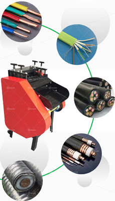 Advanced Cable Cutting And Peeling Machine for Copper Scrap Low Consumption 1.5kw