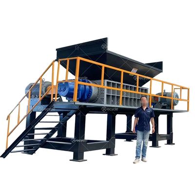 Double Shaft Shredder Chipper Shredder Machine Crushers Mill Tire Shredders