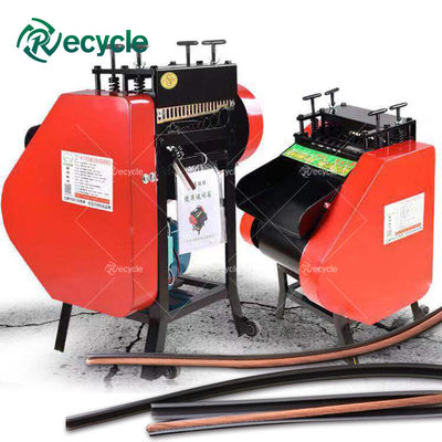 Customized Voltage Red Blue Copper Cable Stripper Wire Peeling Machine for Industrial