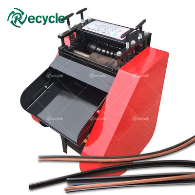 Customized Voltage Red Blue Copper Cable Stripper Wire Peeling Machine for Industrial