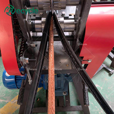 Customized Voltage Red Blue Copper Cable Stripper Wire Peeling Machine for Industrial
