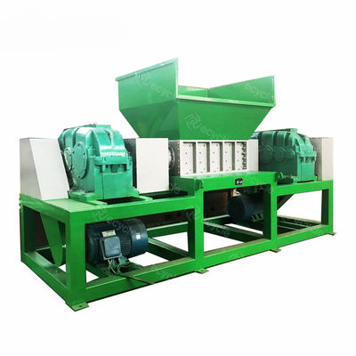Retail Multi Functional Big Capacity Twin Shaft Metal Shredder Machine 3600x1500x2200mm