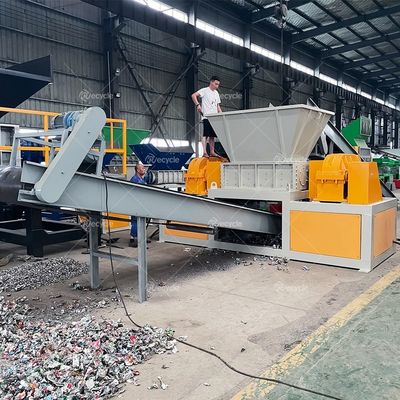 9CrSi/D2/SKD-11 Blades TWO Shaft Shredder Machine for Heavy Duty Industrial Shredding