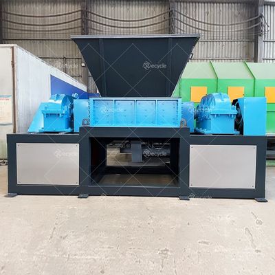 9CrSi/D2/SKD-11 Blades TWO Shaft Shredder Machine for Heavy Duty Industrial Shredding