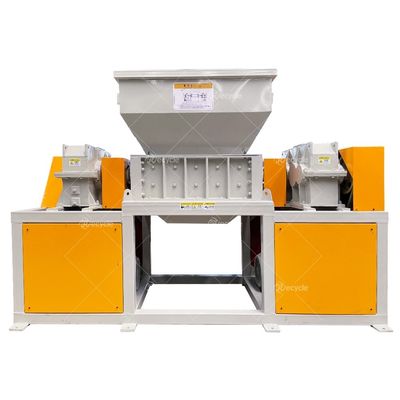 Professional Metal Wood Plastic Tire Industrial Recycling Shredding Double Shaft Shredder Machine