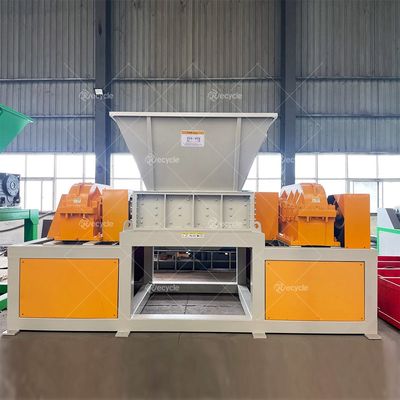 Professional Metal Wood Plastic Tire Industrial Recycling Shredding Double Shaft Shredder Machine