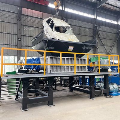 2000 60000 kg/h Production Capacity Car Shredder Heavy Metal Scrap Crusher Machine