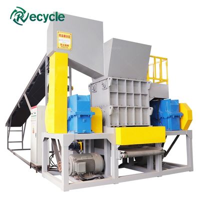 Industrial Waste Tire Shredder Heavy Duty Automatic Scrap Car Tire Shredding Machine