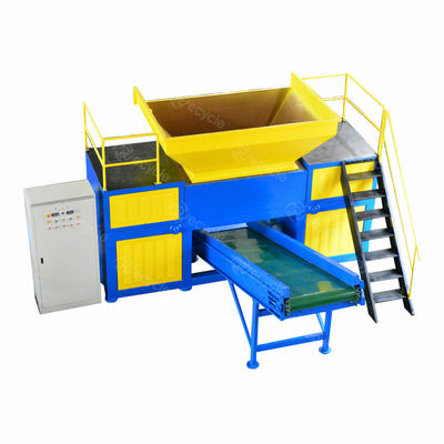 Industrial Waste Tire Shredder Heavy Duty Automatic Scrap Car Tire Shredding Machine